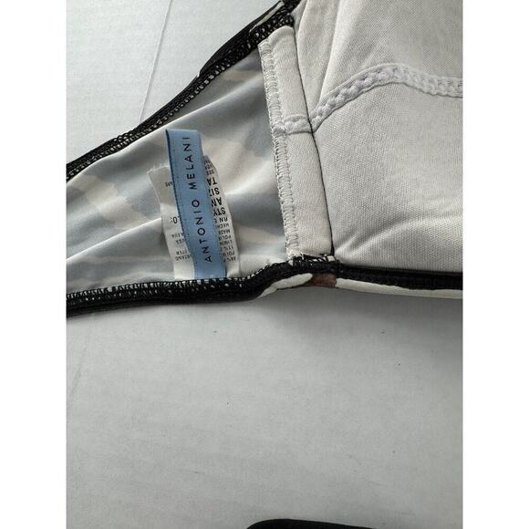 Antonio Melani Swim Bikini Size L Animal Print Halter Rhinestone Sexy Vacation​​ - Picture 8 of 15